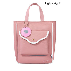 Stylish Casual Peach Tote Bag with Adjustable Strap - Little Surprise BoxStylish Casual Peach Tote Bag with Adjustable Strap