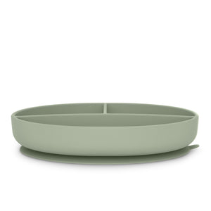 Suavinex 1 Divider Plate Silicone Green 6M to 18m - Bowls & Plates