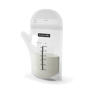 Suavinex 25.Breast Milk Storage Bag Silicone Transparent Birth to 12M - Breastmilk Storage
