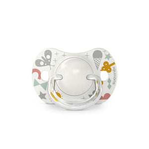 Suavinex Pacifier Silicone Birth to 6M Pack of 2 - Grey Pacifiers, Teethers & Rattles