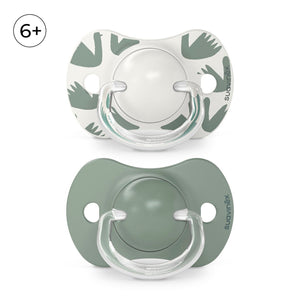 Suavinex Pacifier Silicone Birth to 6M Pack of 2 - Green Pacifiers, Teethers & Rattles