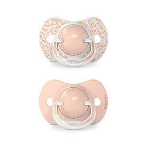 Suavinex Pacifier Silicone Birth to 6M Pack Of 2 - Pink Pacifiers, Teethers & Rattles