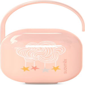 Suavinex Soother Case Holder Plastic Birth to 18M - Pink Pacifiers, Teethers & Rattles