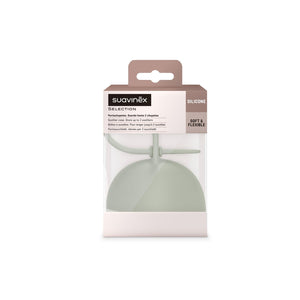 Suavinex Soother Holder Silicone Birth to 18m - Green Pacifier Accessories