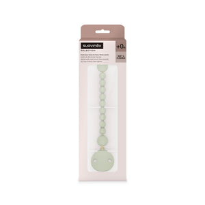 Suavinex Soother/Pacifier Clip Silicone Birth to 18m - Green Baby Soothers