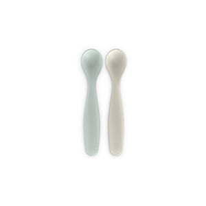 Suavinex Spoon Set Silicone 6M to 18M - Green Baby Feeding Sets & Utensils