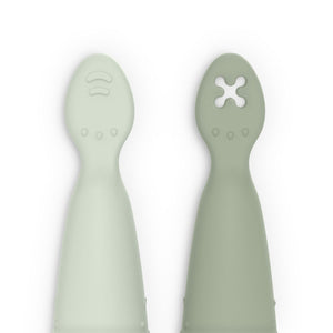Suavinex Spoon Set Silicone Green 6M to 18m - Spoon Set