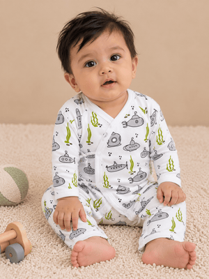 Submarine Ride Infant Romper (Jabla Style) - Preemie Infant Rompers