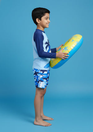 SubMarine Surfer Boys Swimsuit - 1 - 2 Years Kids Swimwear