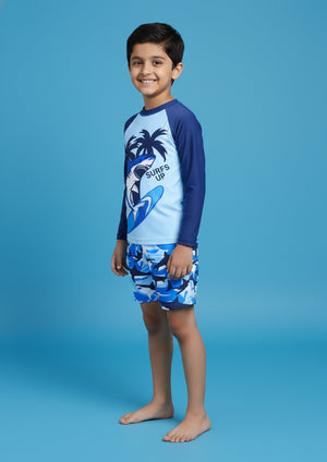 SubMarine Surfer Boys Swimsuit - 1 - 2 Years Kids Swimwear