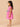 Sugar Pink Girls Embroidered Dress - Pink Kids Casual Wear