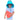 Summer Hat with wide Neck Flap for Kids, (3-10yrs), Teal Panda - Little Surprise BoxSummer Hat with wide Neck Flap for Kids, (3-10yrs), Teal Panda