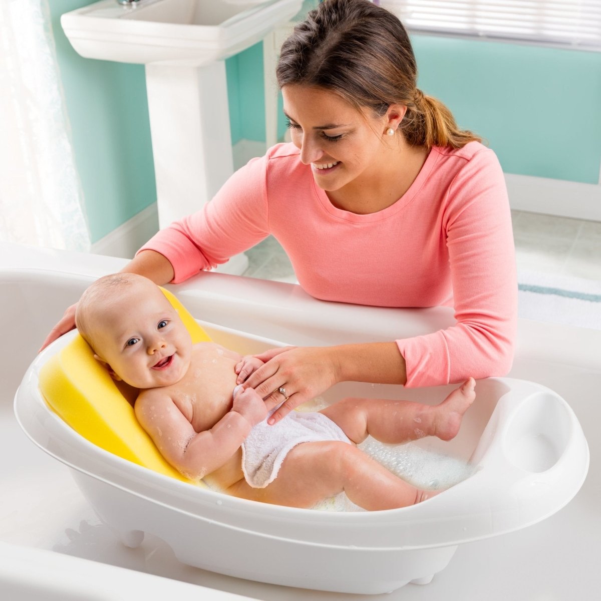 Summer Infant Comfy Bath Sponge - Yellow - 08248F