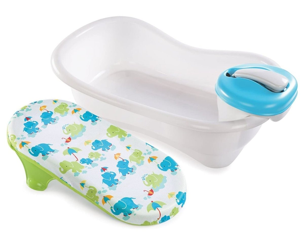 Summer Infant Newborn-To-Toddler Bath Center and Shower - Blue - 18290B