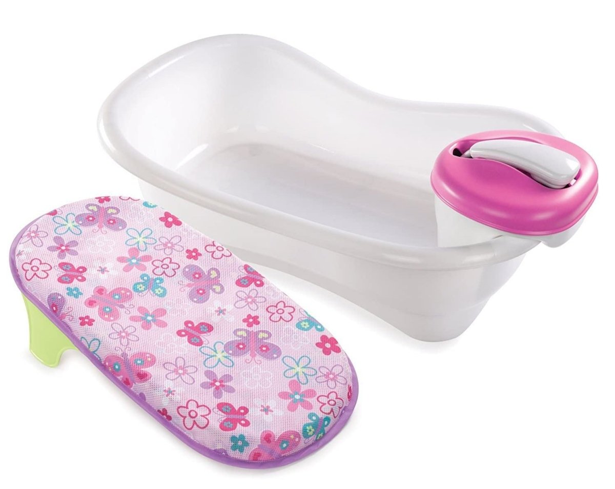 Summer Infant Newborn-To-Toddler Bath Center & Shower - Pink - 18295B