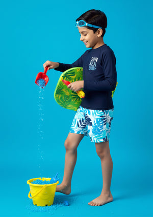 Sun Sea Surf Boys Swimsuit - 2 - 3 Years Kids Swimwear