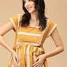 Sunburst Stripes Maternity and Nursing Top - MAT - SD - SNBRS - M
