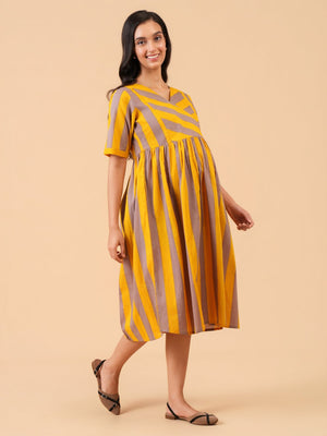 Sunny Side Maternity and Nursing Dress - S Maternity Casual Dress