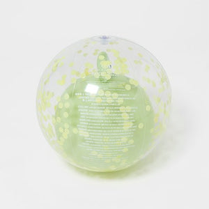 SUNNYLiFE 3D Inflatable Beach Ball Cookie the Croc Light Khaki - S413DBBC