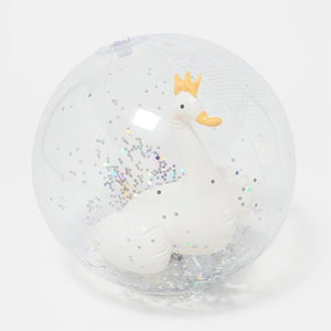 SUNNYLiFE 3D Inflatable Beach Ball Princess Swan Multi - S413DBBM