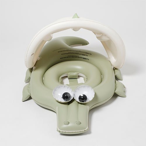 SUNNYLiFE Baby Float Cookie the Croc Khaki - S41BFCRC