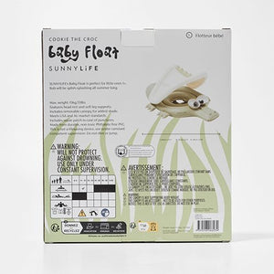 SUNNYLiFE Baby Float Cookie the Croc Khaki - S41BFCRC