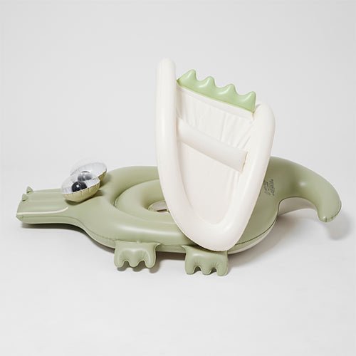 SUNNYLiFE Baby Float Cookie the Croc Khaki - S41BFCRC