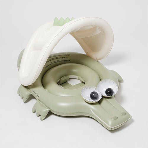 SUNNYLiFE Baby Float Cookie the Croc Khaki - S41BFCRC