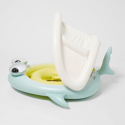 SUNNYLiFE Baby Float Salty the Shark Blue-Lime - S41BFSRK