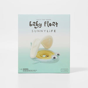 SUNNYLiFE Baby Float Salty the Shark Blue-Lime - S41BFSRK