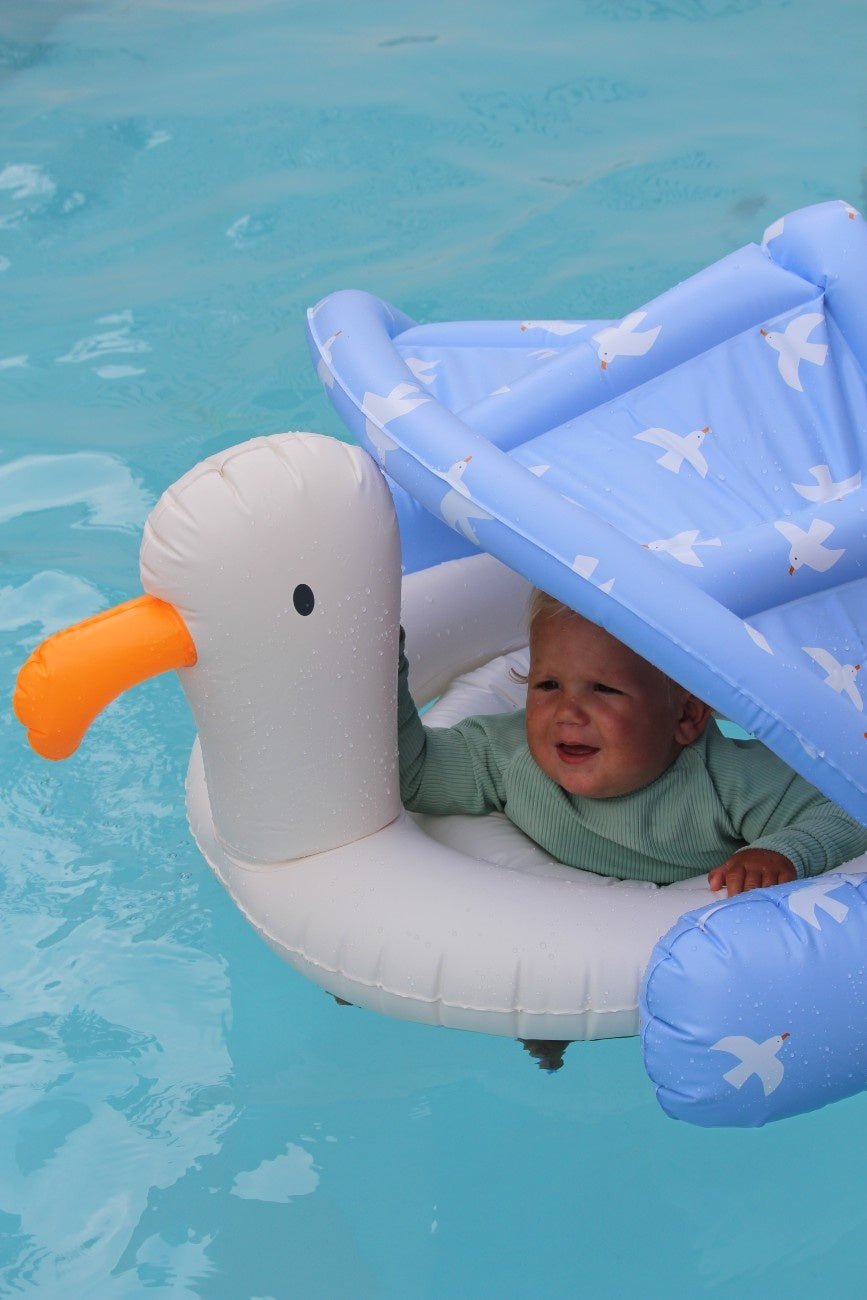 SUNNYLIFE Baby Float Sid the Seagull Blue - S51BFBLU