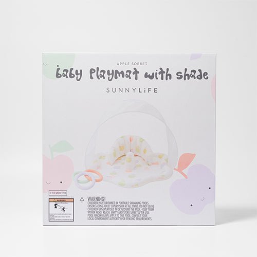 SUNNYLiFE Baby Playmat with Shade Apple Sorbet Multi - S41PMSAJ