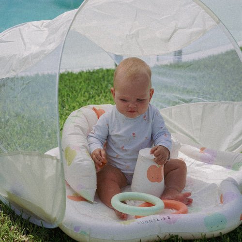 SUNNYLiFE Baby Playmat with Shade Apple Sorbet Multi - S41PMSAJ