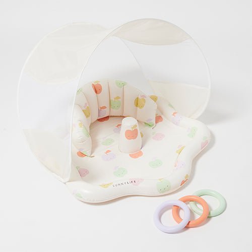 SUNNYLiFE Baby Playmat with Shade Apple Sorbet Multi - S41PMSAJ