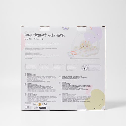 SUNNYLiFE Baby Playmat with Shade Apple Sorbet Multi - S41PMSAJ