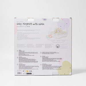 SUNNYLiFE Baby Playmat with Shade Apple Sorbet Multi - S41PMSAJ
