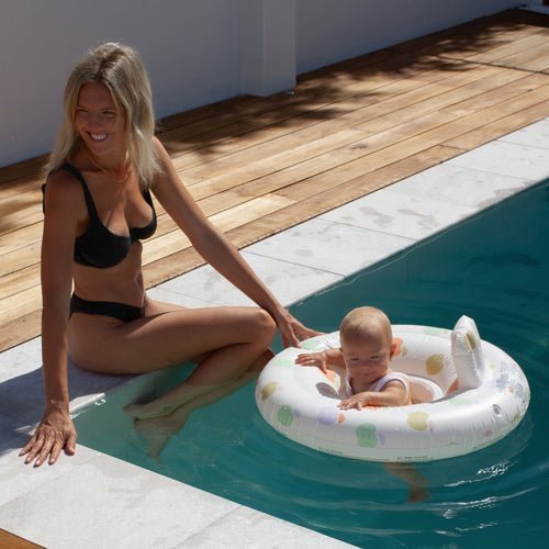 SUNNYLiFE Baby Seat Float Apple Sorbet Multi - S41BSAPL