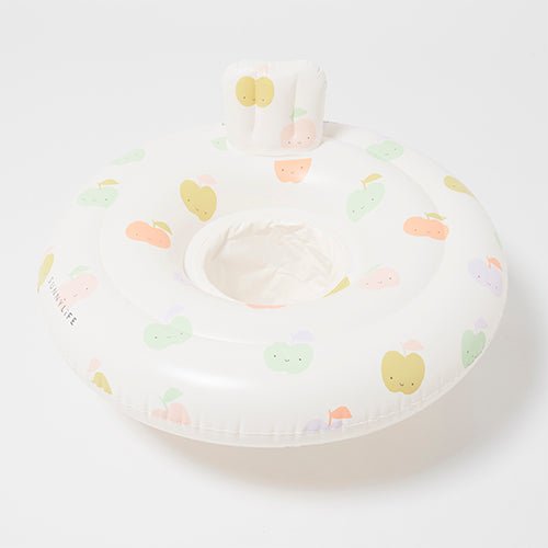 SUNNYLiFE Baby Seat Float Apple Sorbet Multi - S41BSAPL