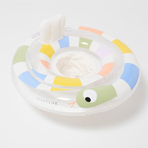 SUNNYLiFE Baby Seat Float Into the Wild Multi - S41BSWLD