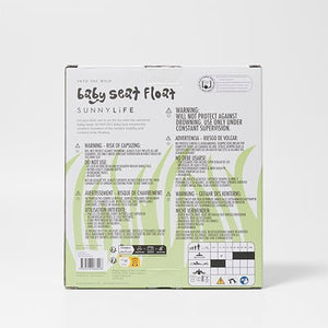 SUNNYLiFE Baby Seat Float Into the Wild Multi - S41BSWLD