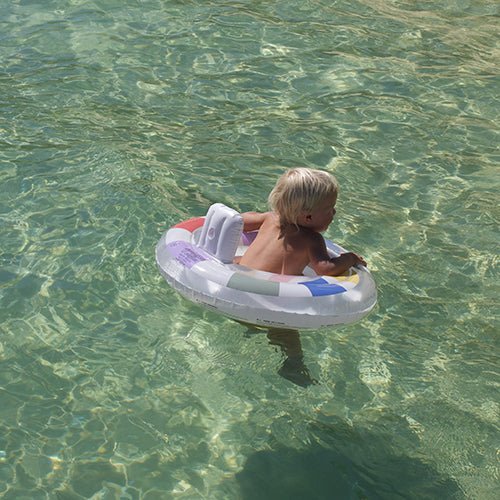SUNNYLiFE Baby Seat Float Into the Wild Multi - S41BSWLD