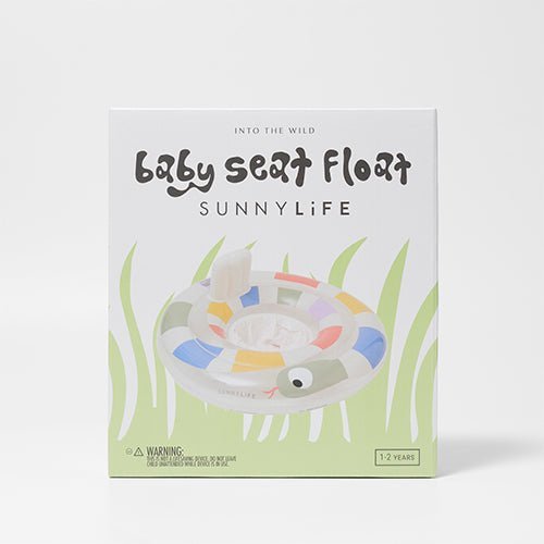 SUNNYLiFE Baby Seat Float Into the Wild Multi - S41BSWLD