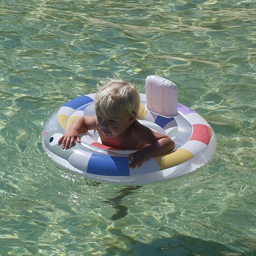 SUNNYLiFE Baby Seat Float Into the Wild Multi - S41BSWLD