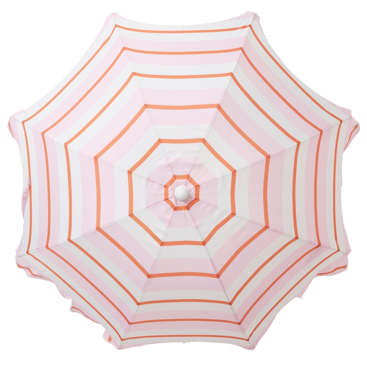 SUNNYLiFE Beach Umbrella Summer Stripe Strawberry Sorbet - S31UMBTS