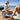 SUNNYLiFE blue color Canvas Drinks Bag Jardin Ocean - S3DDRKSS