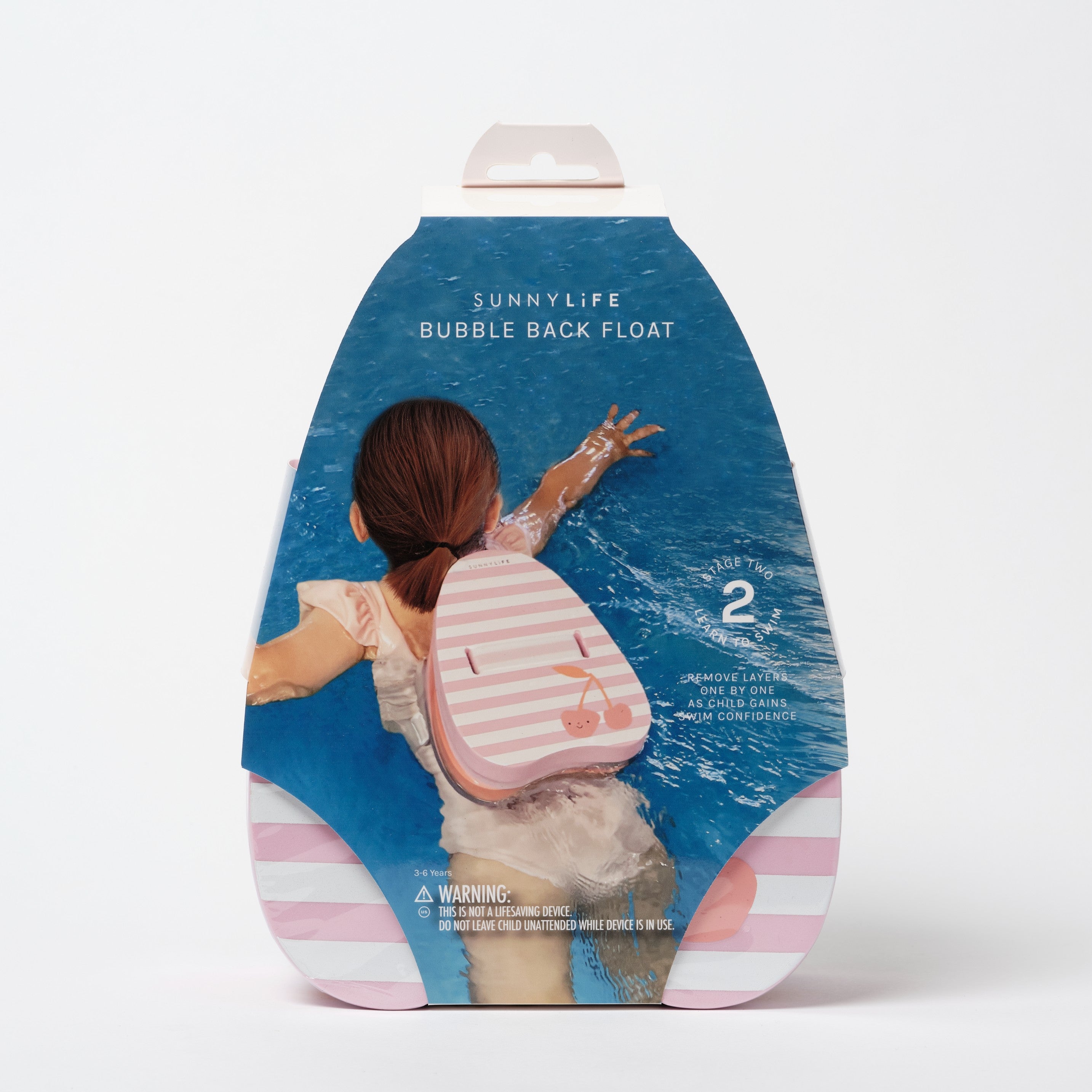 SUNNYLIFE Bubble Back Float Cotton Candy Cherry - S51BBFPK