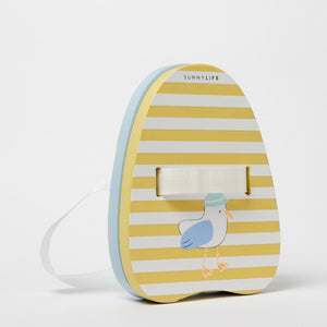 SUNNYLIFE Bubble Back Float Sid the Seagull Mustard Stripe - S51BBFMS