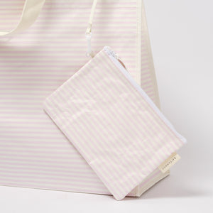SUNNYLIFE Carryall Beach Bag Lazy Days Pink Stripe - S51CARPK