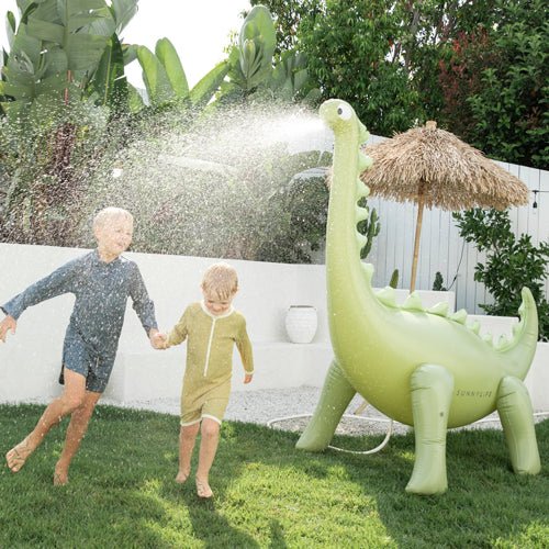 SUNNYLiFE Dino Giant Sprinkler Into the Wild Khaki - S41GISDN