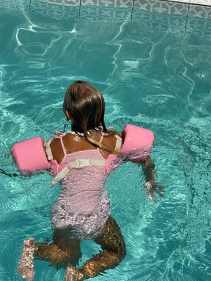SUNNYLIFE Floatie Jacket 3 - 6 Cotton Candy Cherry - S51PJPK4